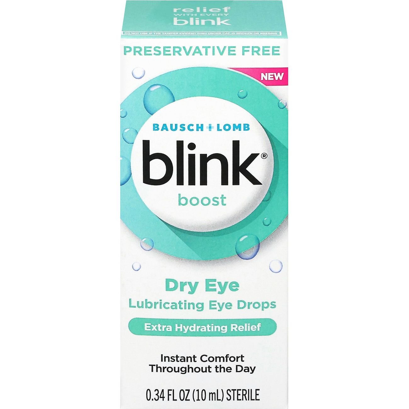 Bausch & Lomb Blink Boost Dry Eye Extra Hydrating Relief Lubricating Drops