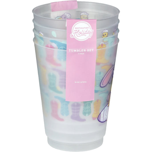 Destination Holiday Easter Tumbler, 4 pk