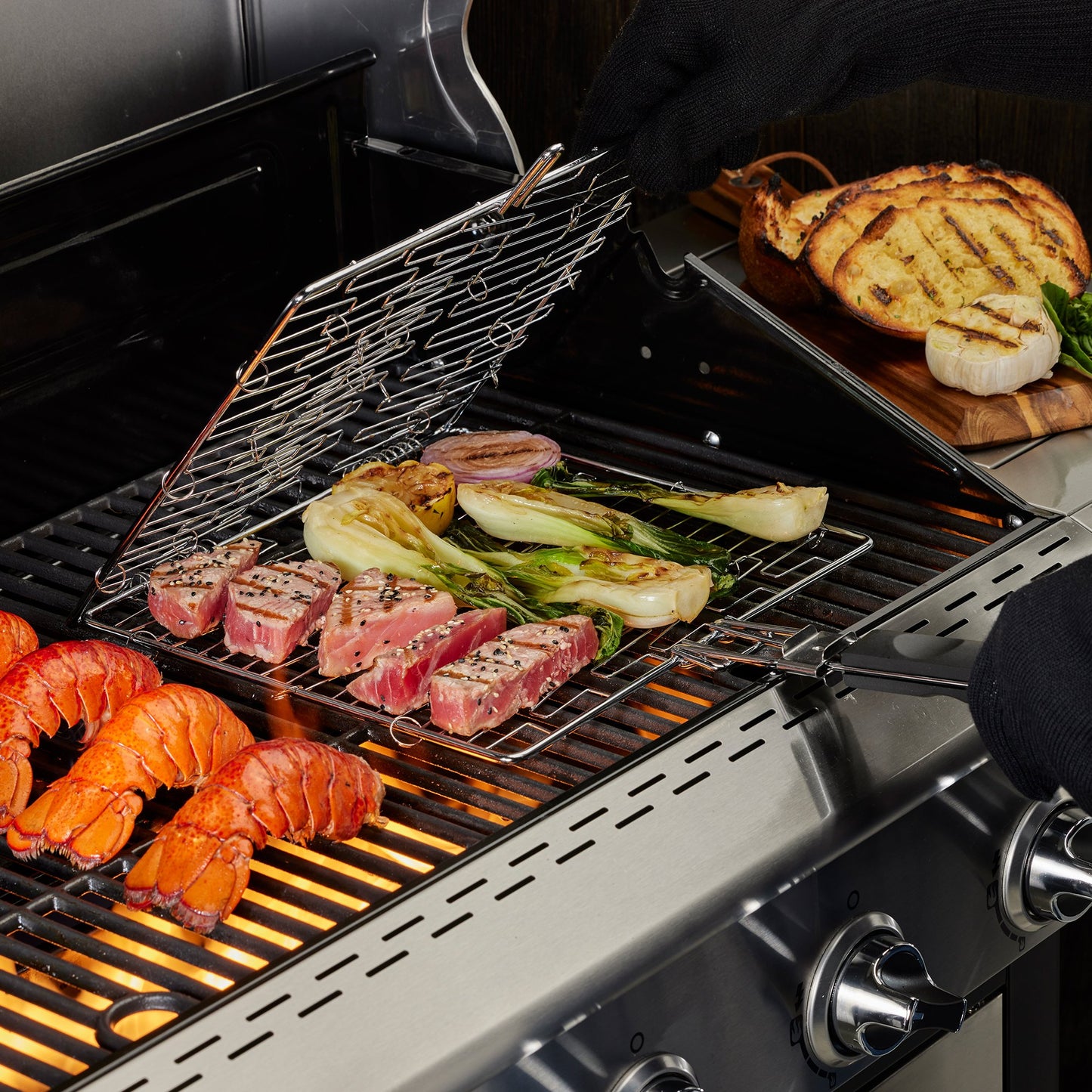Mr. Bar-B-Q Flexible/Expandable Grilling Basket