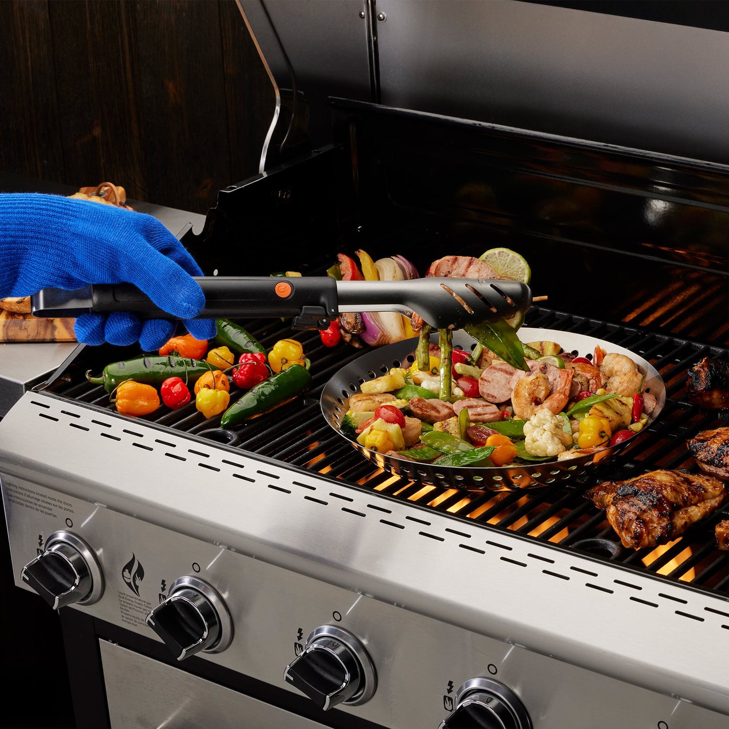 Mr. Bar-B-Q Stainless Steel Grilling Skillet