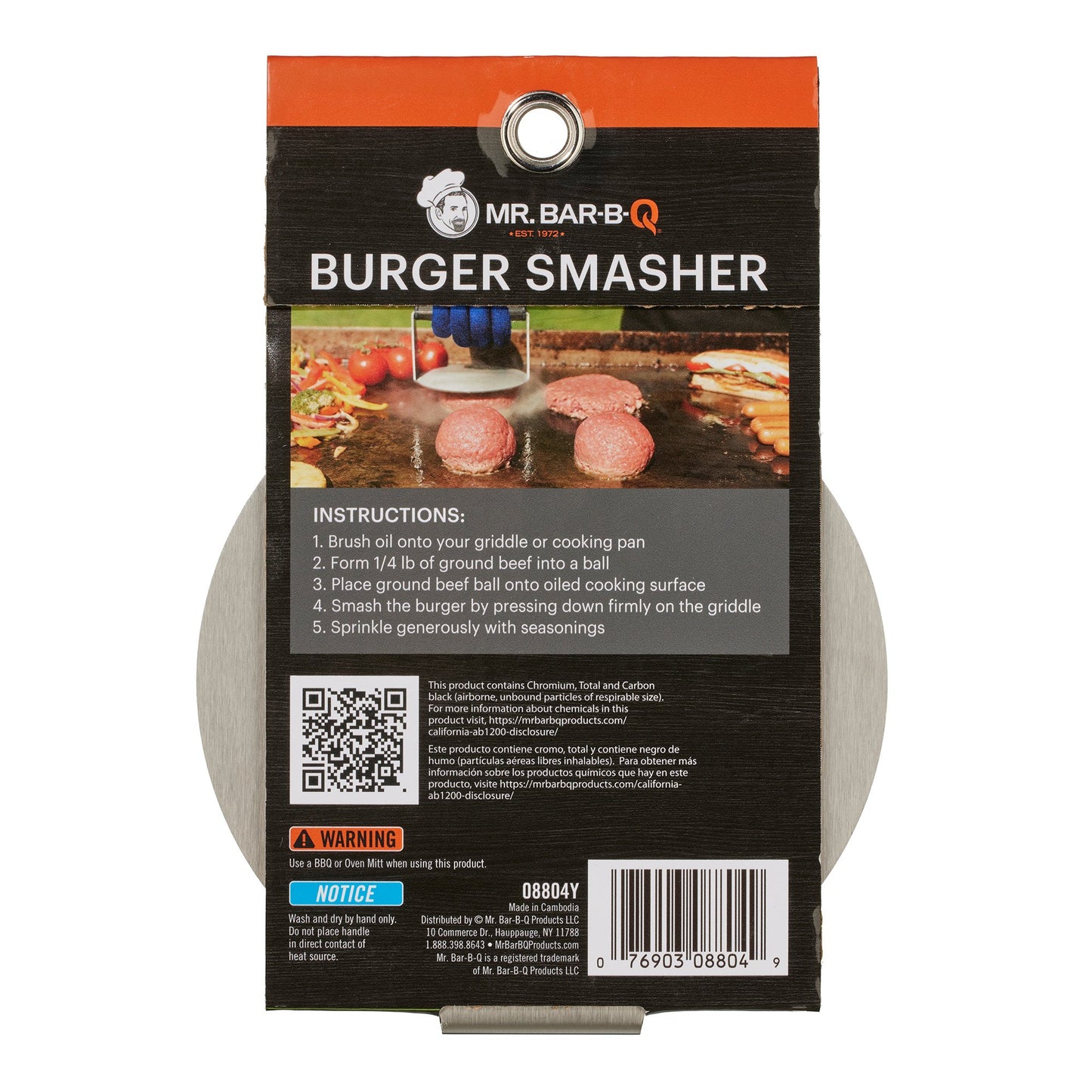 Mr. Bar-B-Q Burger Smasher