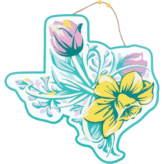 Destination Holiday Large Floral Texas Easter Wall Decor