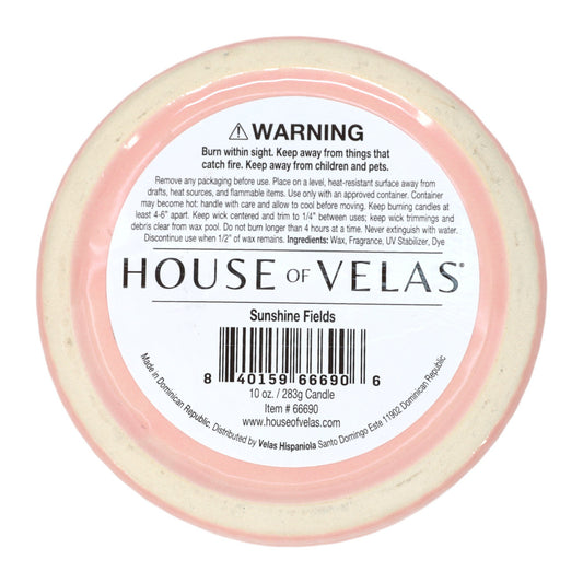 House of Velas Sunshine Fields Scented Easter Basket Candle