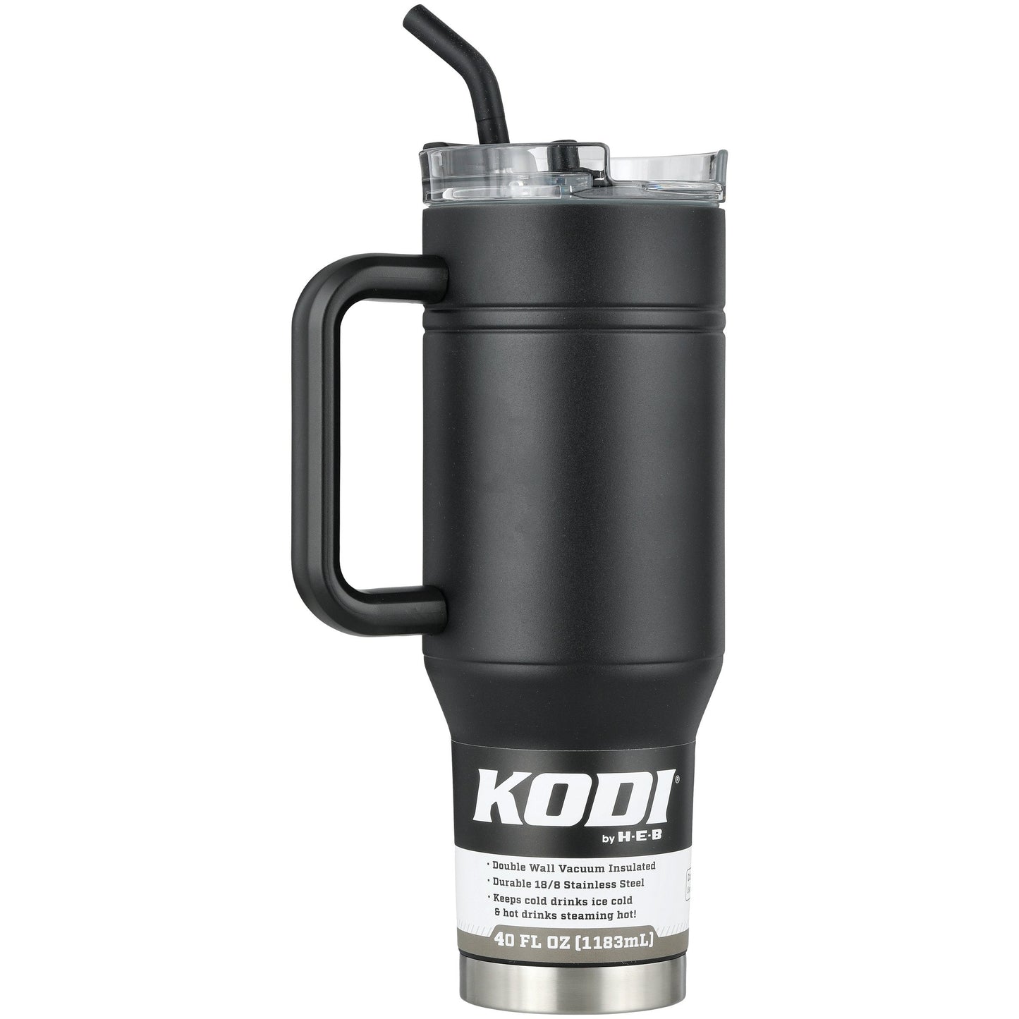 KODI by H-E-B Tumbler with Handle - Black