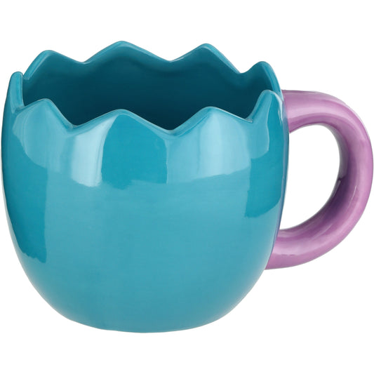 Destination Holiday Teal Cracked Easter Egg Mug