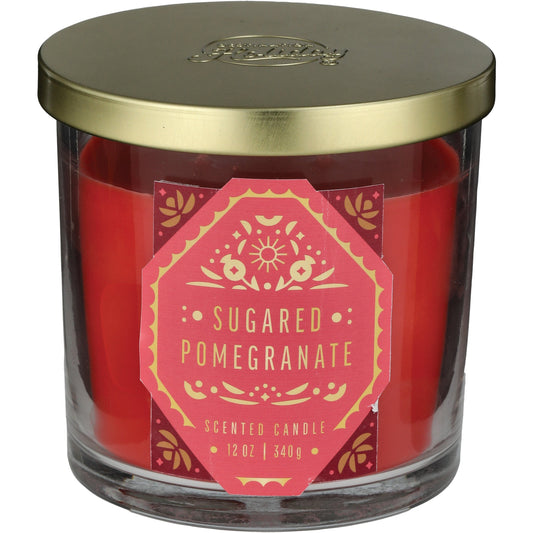 Destination Holiday Sugared Pomegranate Scented Candle