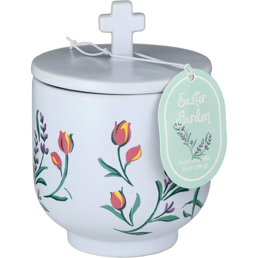 Destination Holiday Easter Garden Scented Candle with Lid