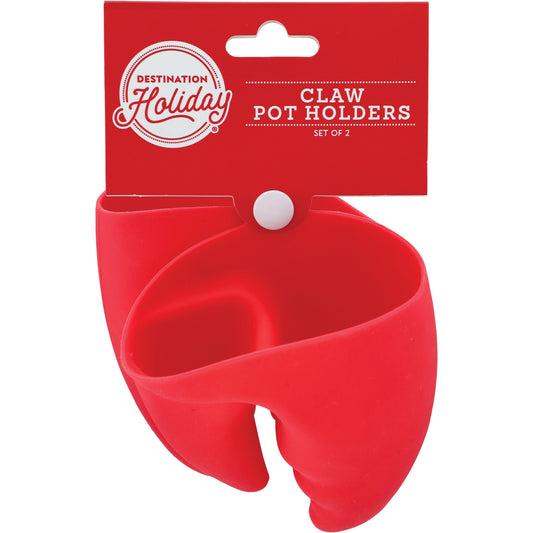 Destination Holiday Silicone Claw Pot Holders