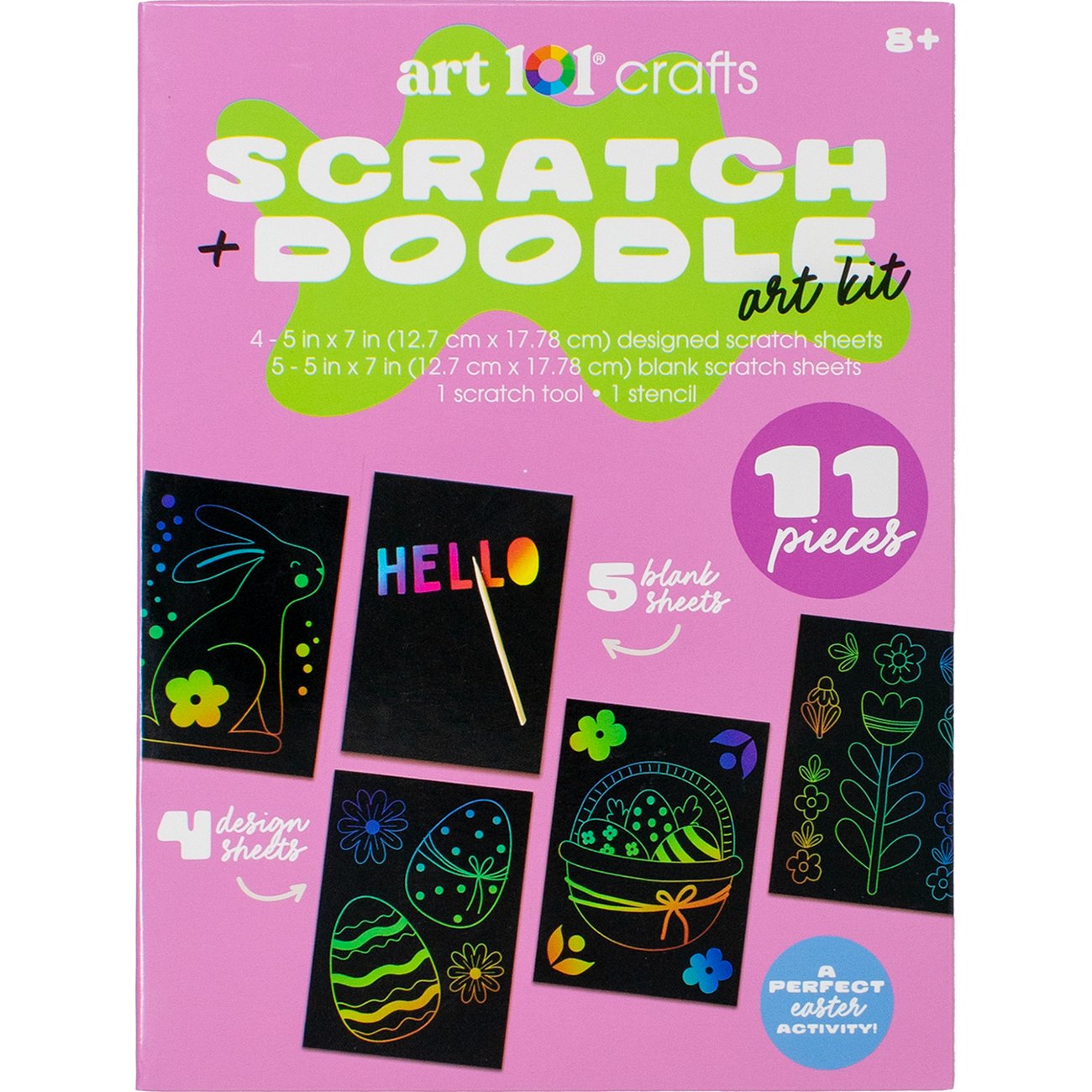 Art 101 Scratch & Doodle Kit