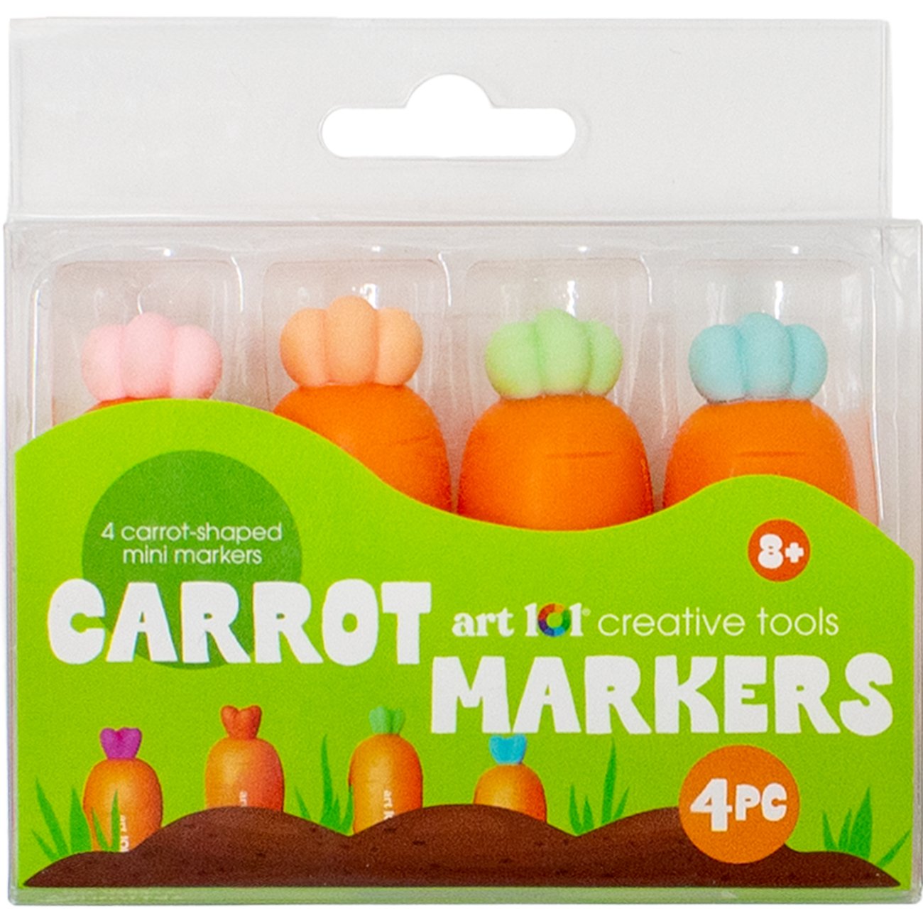 Art 101 Carrot Easter Mini Markers