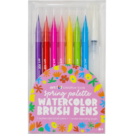 Art 101 Spring Palette Watercolor Brush Pens