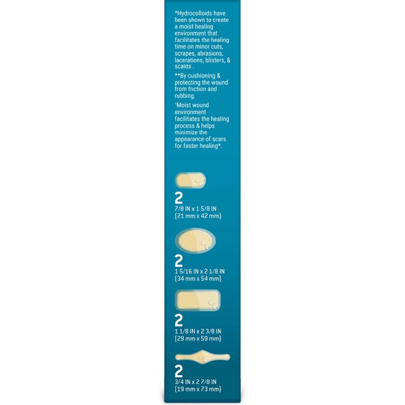Care Science Hydrocolloid Smart Heal Gel Waterproof Bandages - Assorted