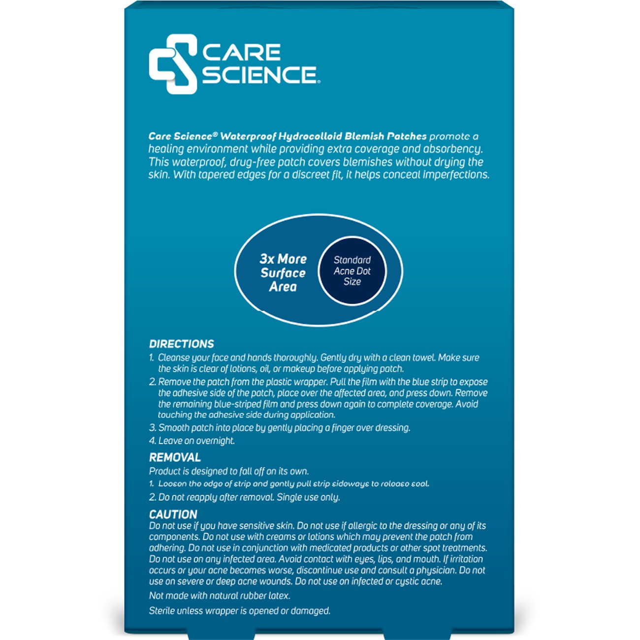 Care Science Waterproof Hydrocolloid Blemish Patches