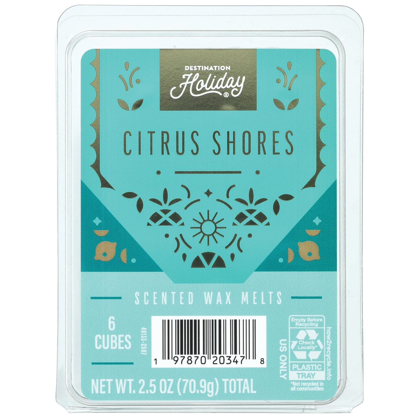 Destination Holiday Citrus Shores Scented Wax Melts