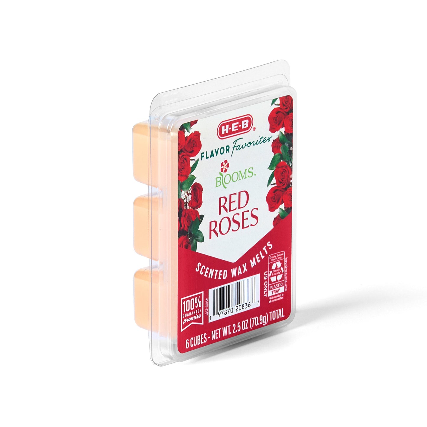 H-E-B Flavor Favorites Blooms Red Roses Scented Wax Melts