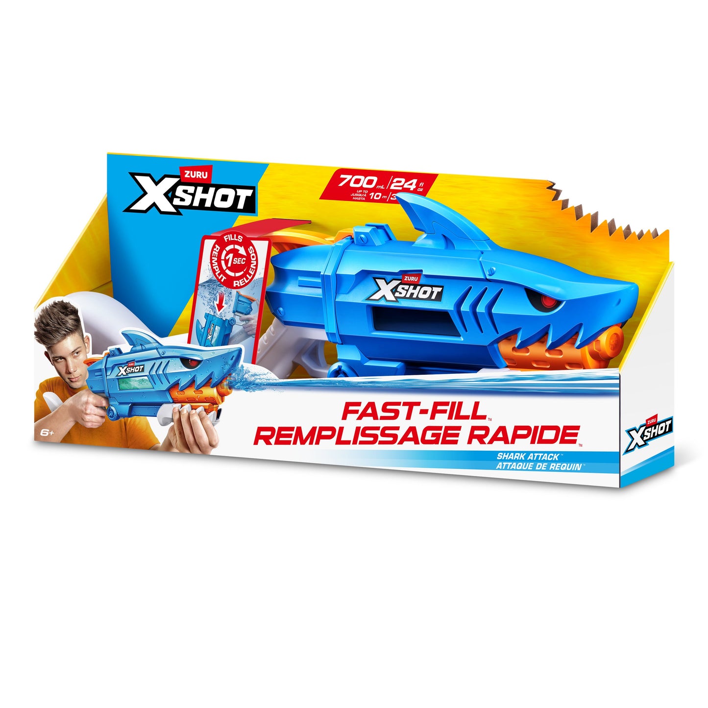 Zuru XSHOT Fast Fill Shark Attack Water Blaster