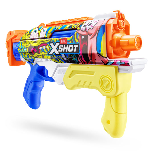 Zuru XSHOT Fast Fill Hyperworld Skins SpongeBob SparePants Water Blaster