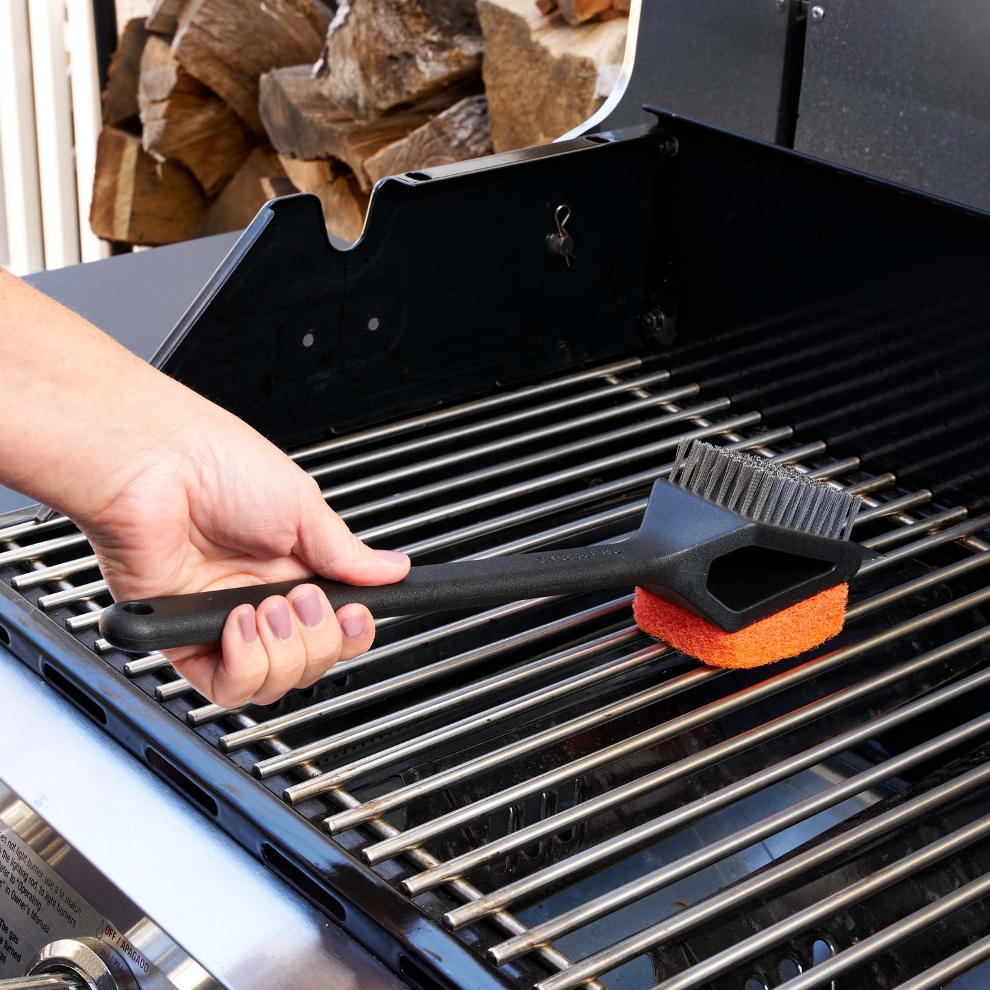 Mr. Bar-B-Q Oversized Dual Brush Grill Brush
