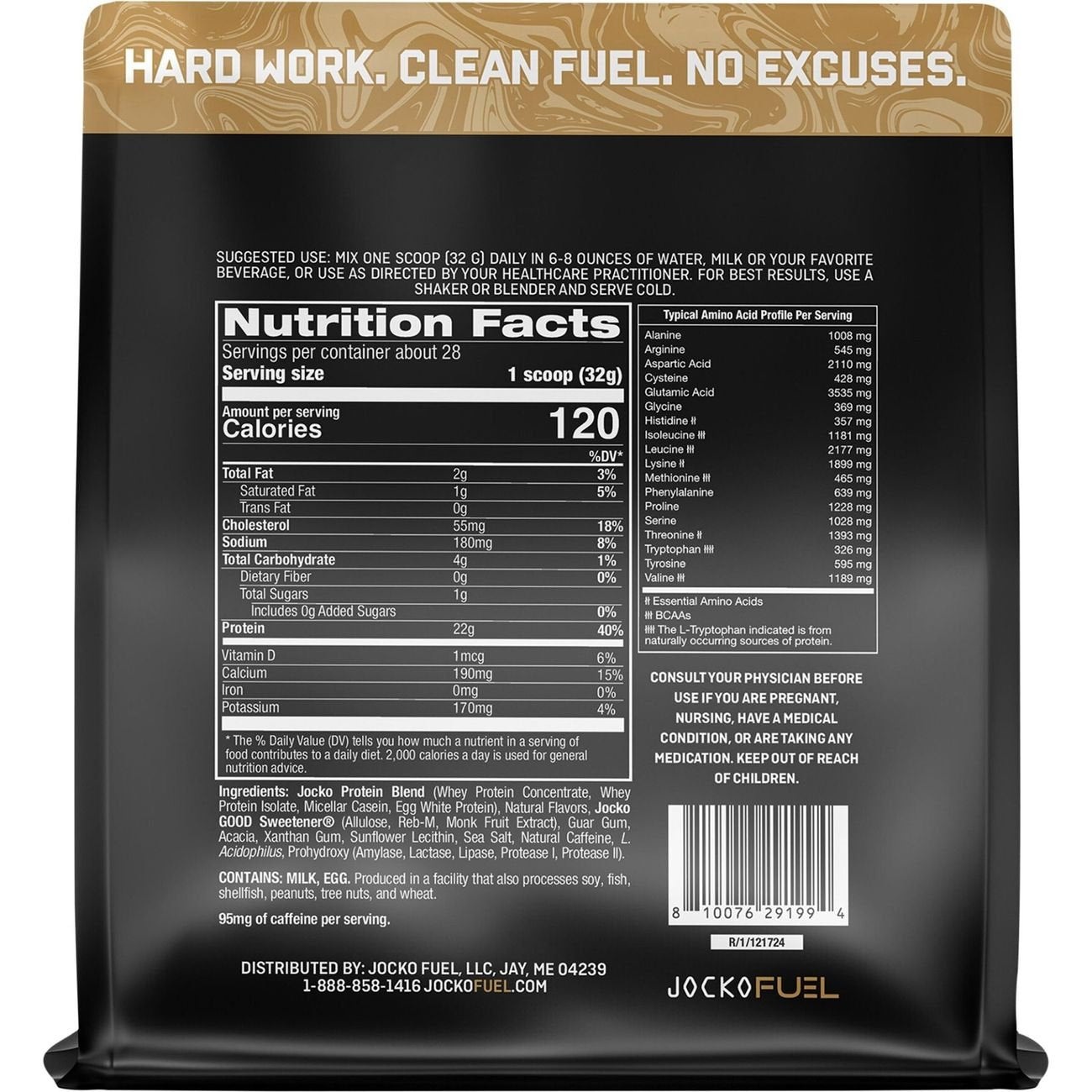 Jocko Mölk 22g Protein Powder - Coffee & Donuts