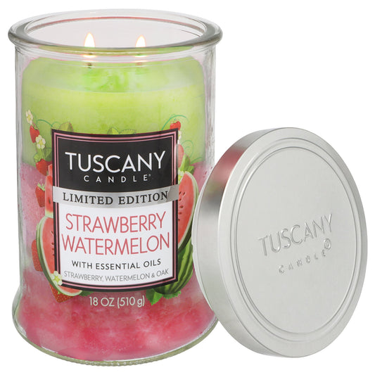 Tuscany Candle Strawberry Watermelon Scented Candle
