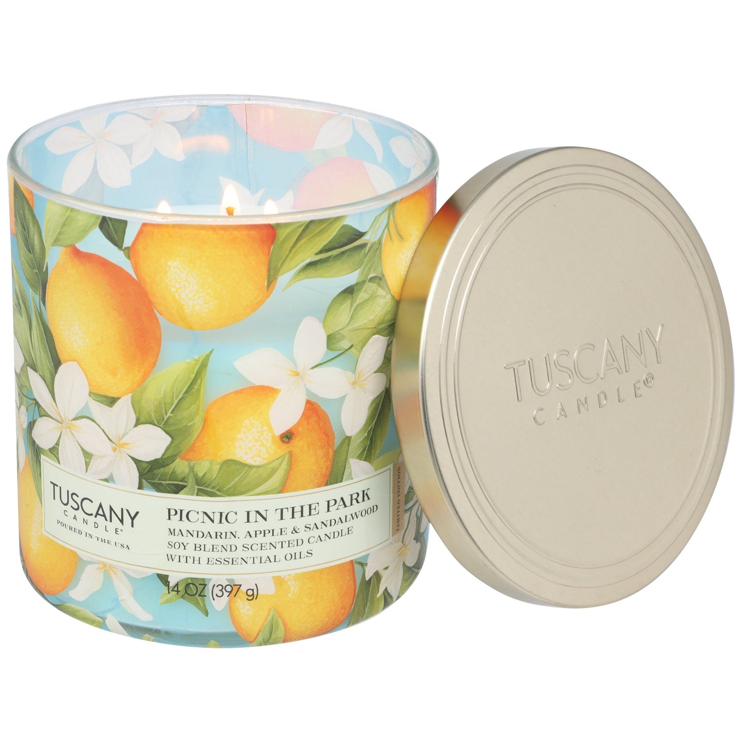 Tuscany Candle Picnic In The Park Scented Soy Candle