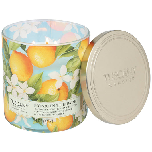 Tuscany Candle Picnic In The Park Scented Soy Candle