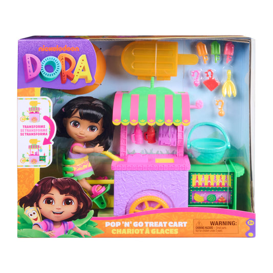 Dora The Explorer Pop 'N Go Treat Cart Playset