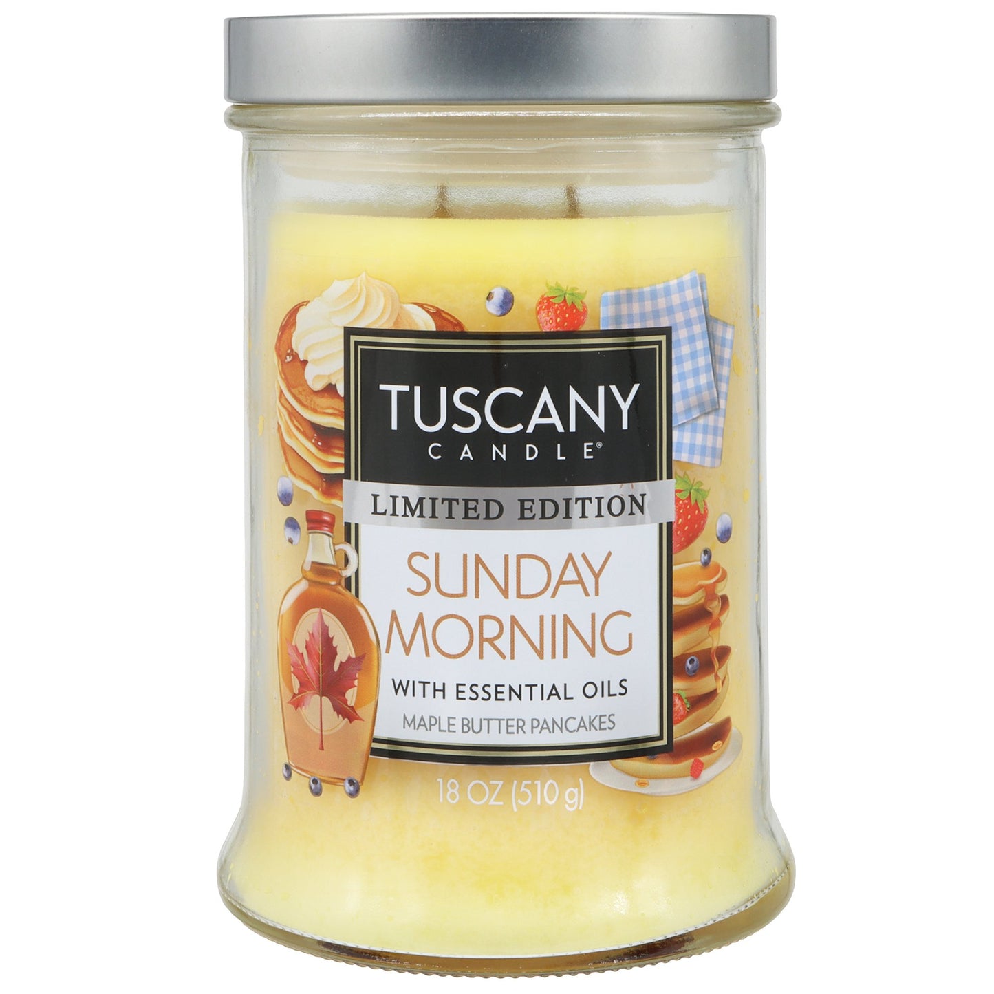 Tuscany Candle Sunday Morning Maple Butter Pancakes Scented Candle