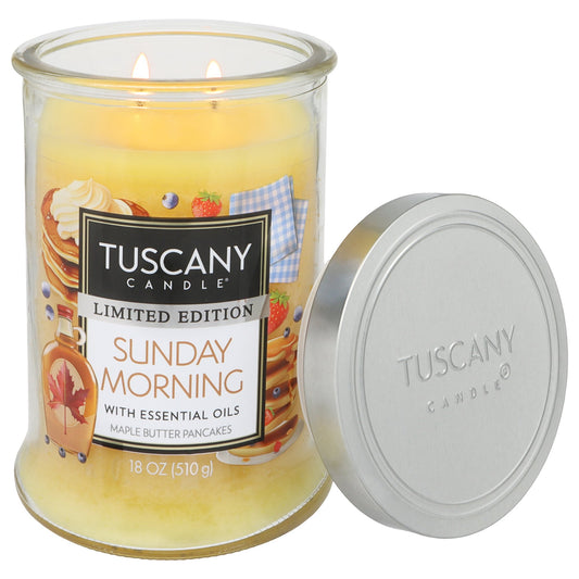 Tuscany Candle Sunday Morning Maple Butter Pancakes Scented Candle