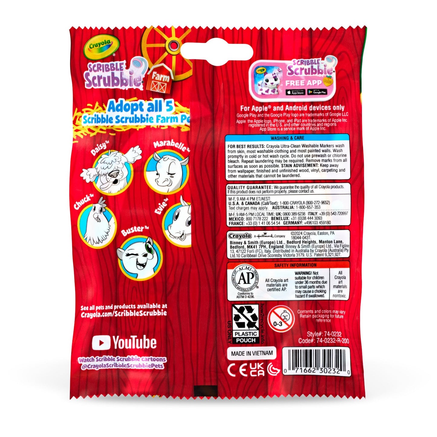 Crayola Scribble Scrubbie Farm Kit