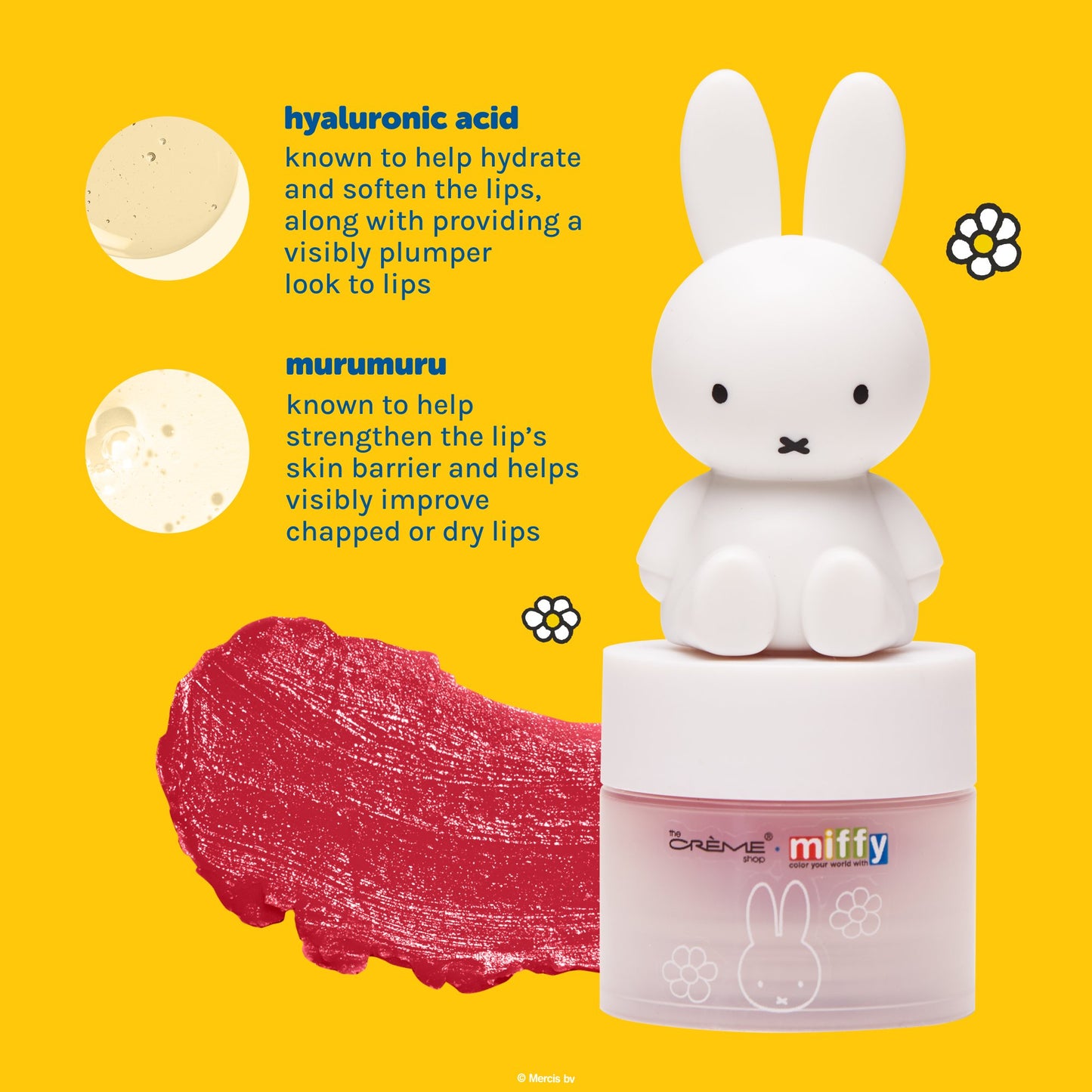The Crème Shop x Miffy Moisturizing Lip Balm - Amazing Apple