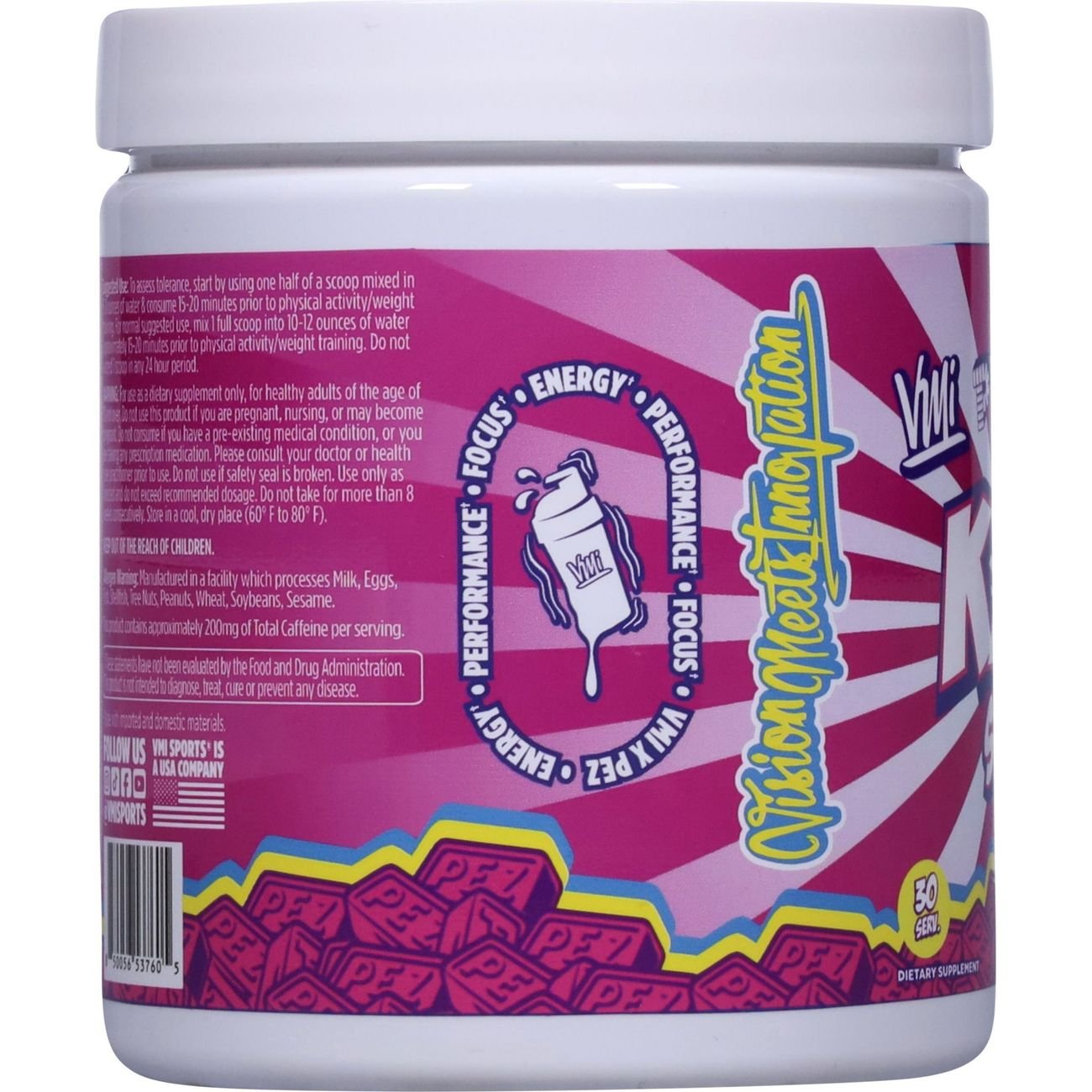 VMI KXR Sport x PEZ Pre-Workout Powder - Grape
