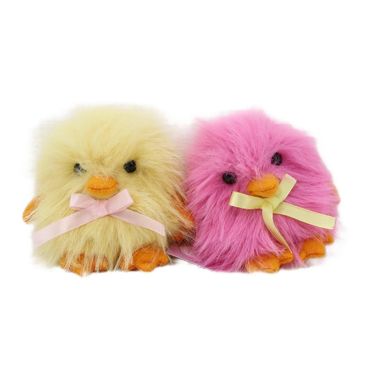 Destination Holiday Pink & Yellow Fluffy Easter Chicks