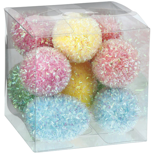 Destination Holiday Glitter Tinsel Eggs Easter Décor