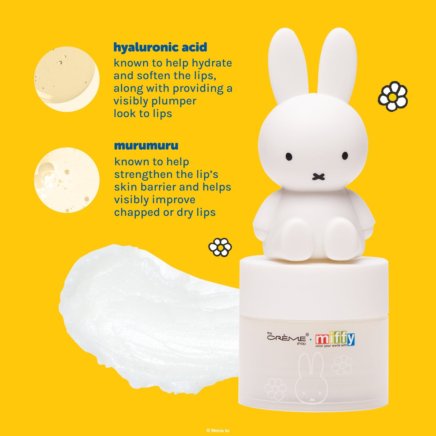 The Crème Shop x Miffy Moisturizing Lip Balm - Magnificent Marshmallow