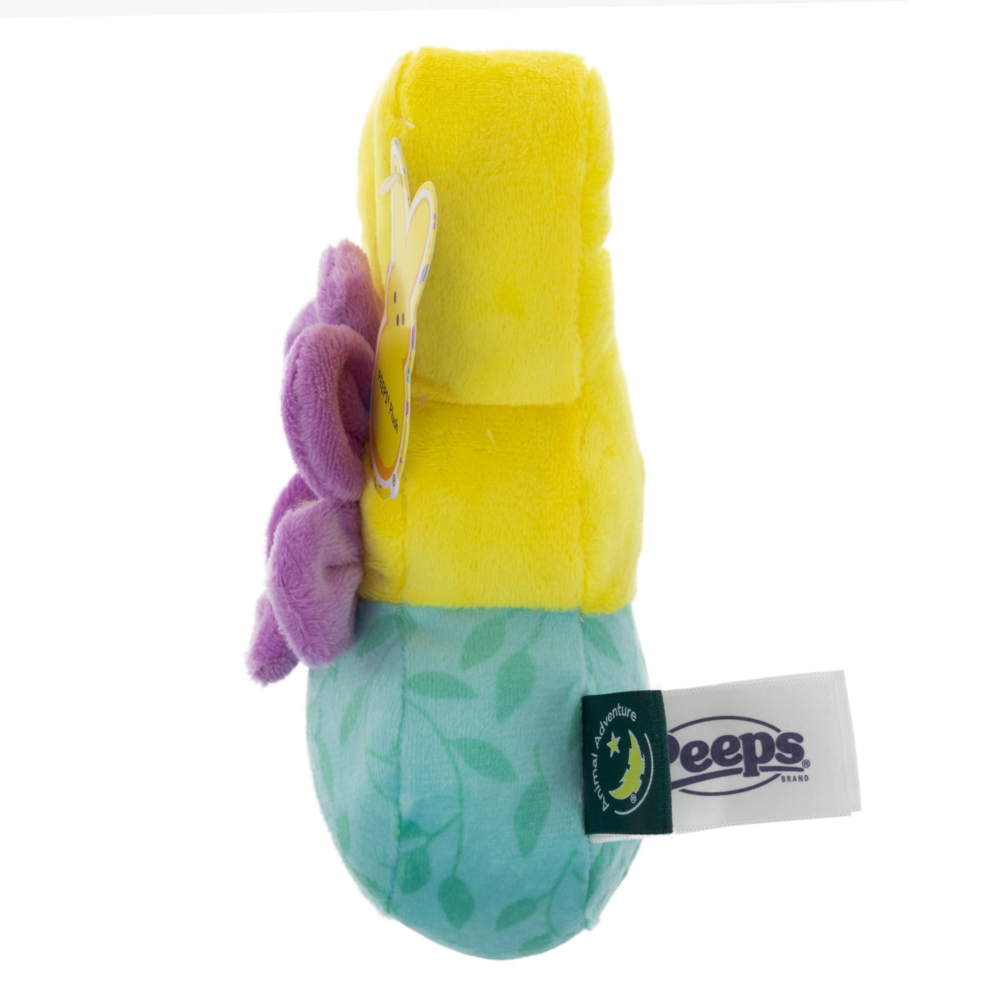 Animal Adventure Peeps Flower Bunny Easter Plush - Yellow