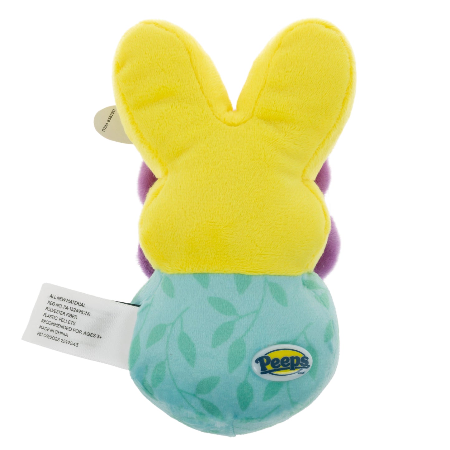 Animal Adventure Peeps Flower Bunny Easter Plush - Yellow