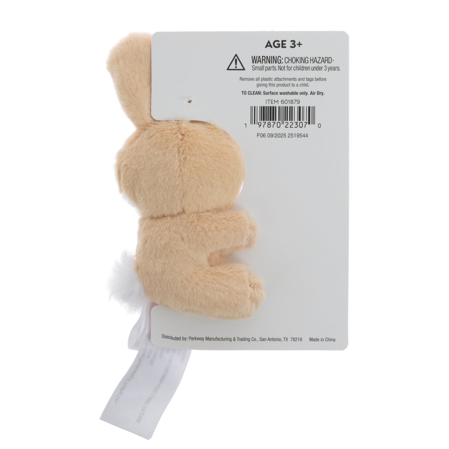 Destination Holiday Basket Easter Bunny Clip-On - Tan