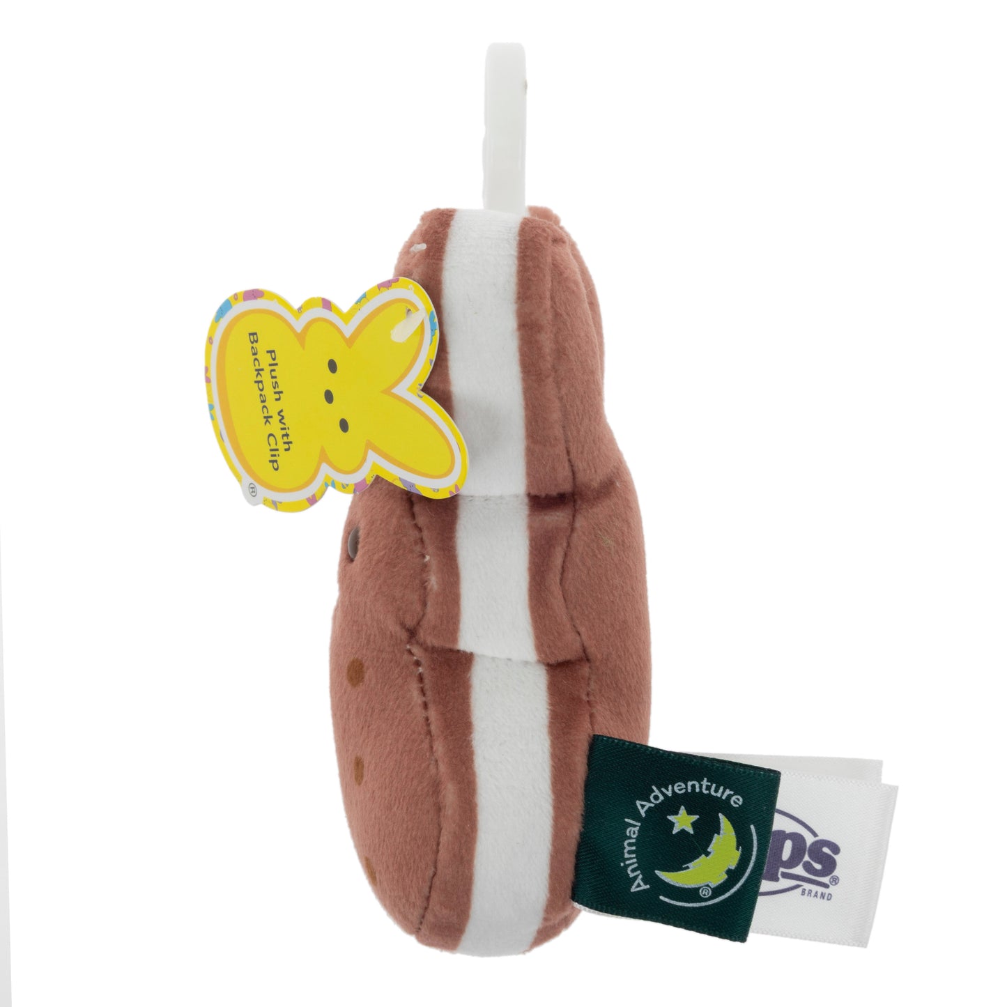 Peeps Vanilla Ice Cream Sandwich Easter Bunny Plush Clip