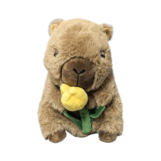 Destination Holiday Capybara with Tulip Easter Plush
