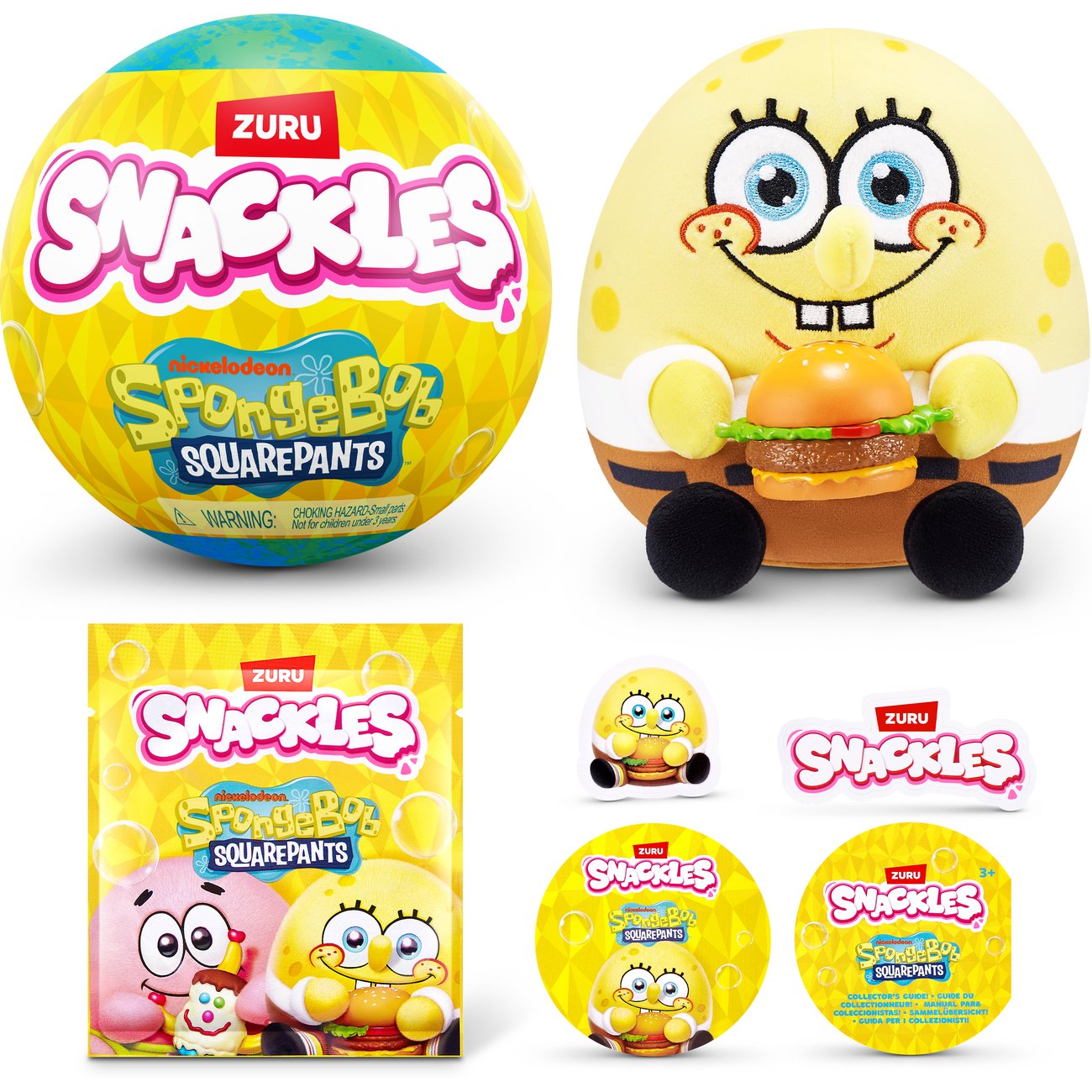 Zuru Snackles SpongeBob SquarePants Surprise Plush Caspule - Series 1