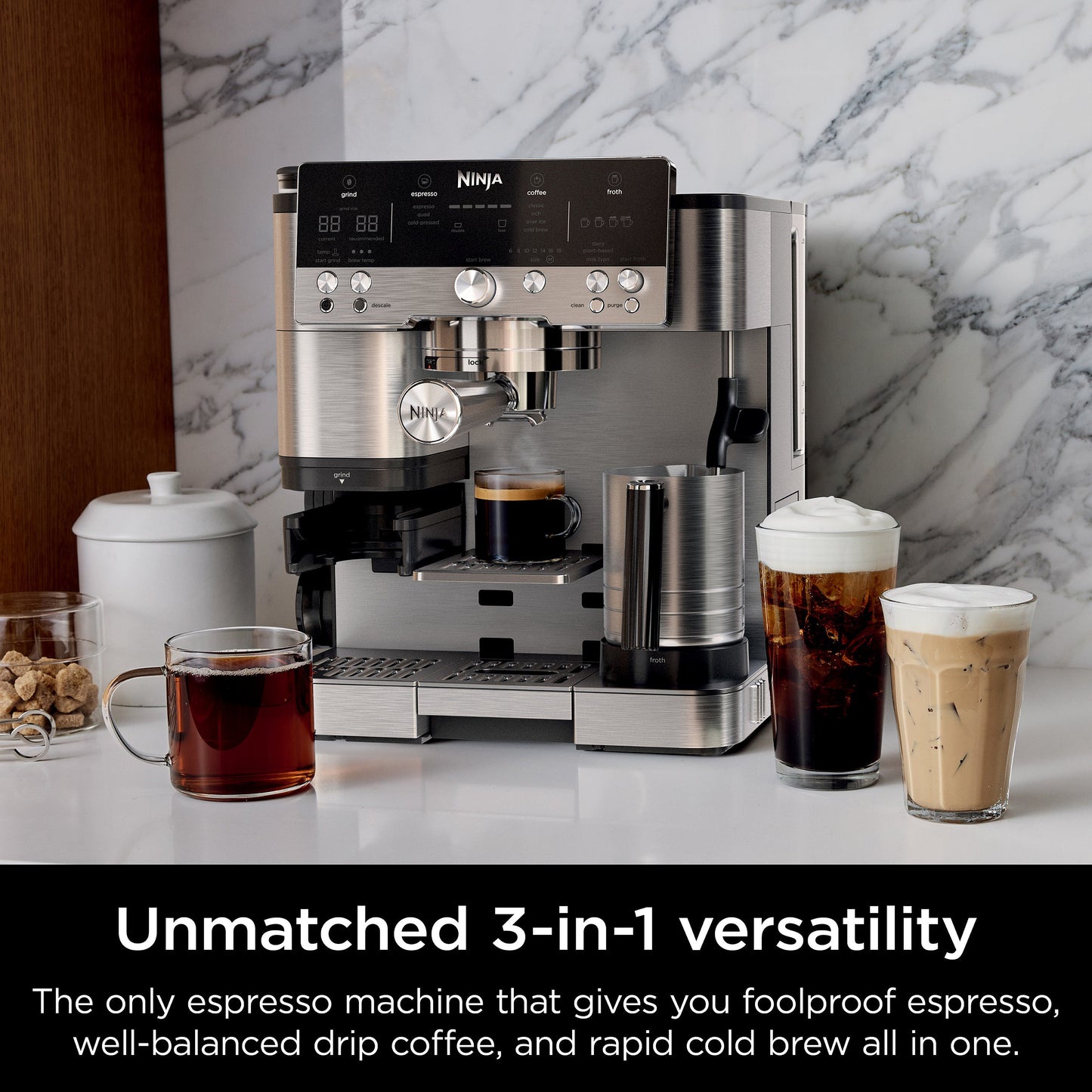 Ninja Luxe Cafe 3 in 1 Espresso Maker