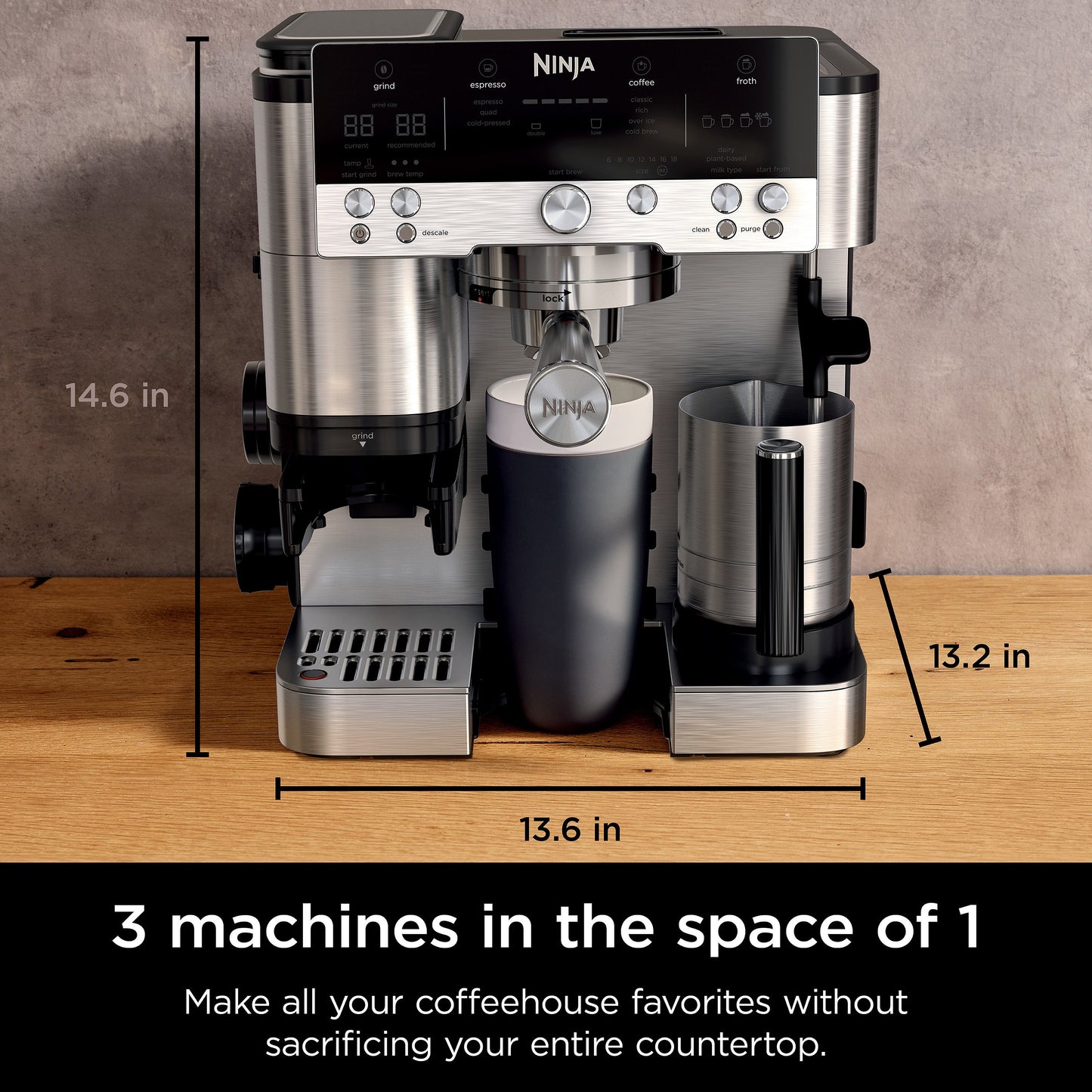 Ninja Luxe Cafe 3 in 1 Espresso Maker