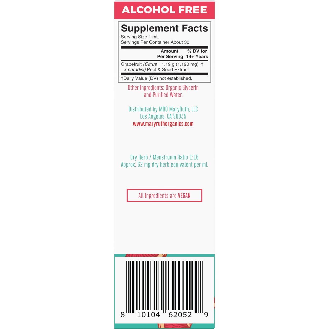 Mary Ruth's Organic Grapefruit Seed Drops