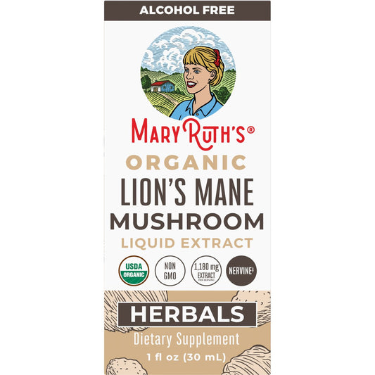 Mary Ruth's Organic Lion's Mane Mushroom Liquid Extract