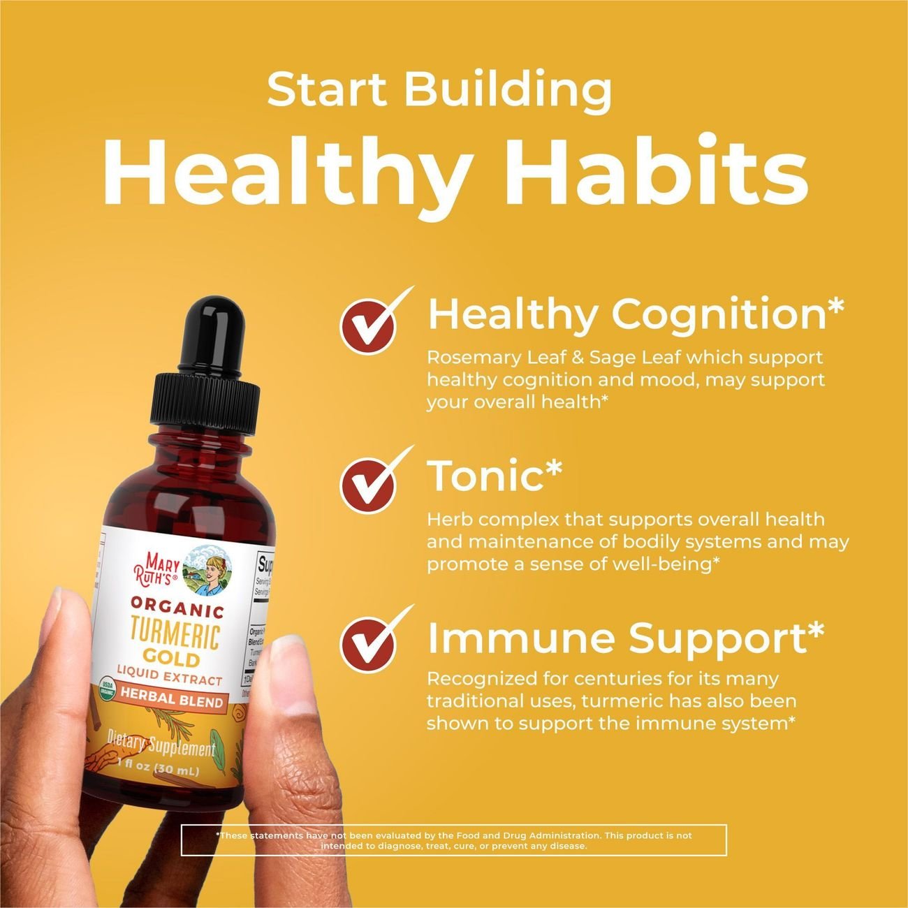 Mary Ruth's Organic Turmeric Gold Liquid Extract