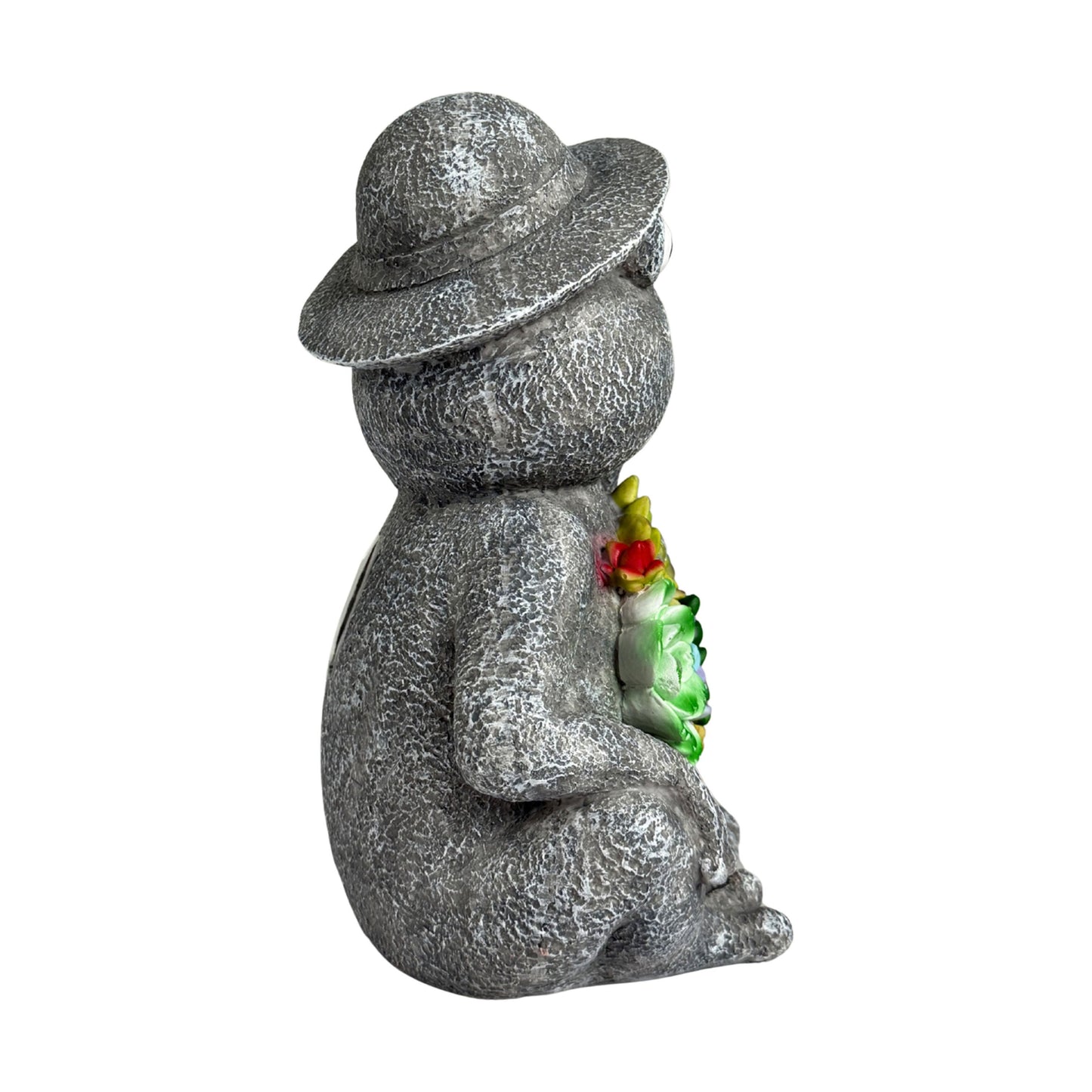 Forever Gifts Solar Succulent Statue - Frog