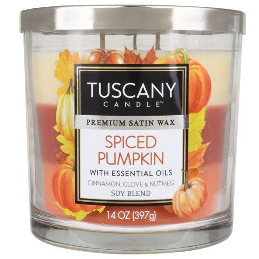 Tuscany Candle Spiced Pumpkin Scented Candle