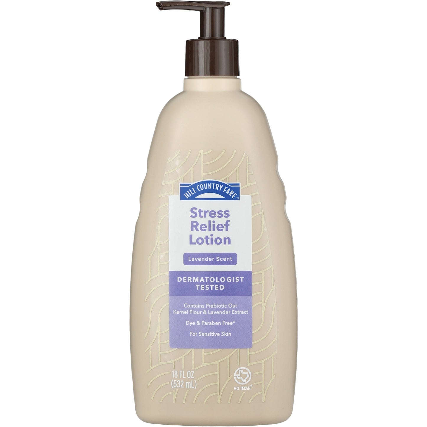 Hill Country Fare Stress Relief Lotion with Oat - Lavender