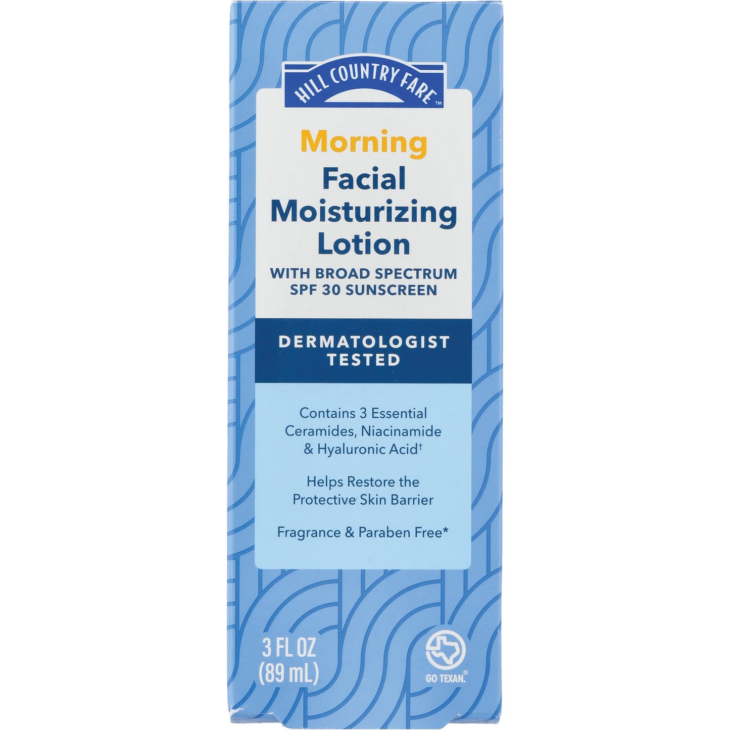 Hill Country Fare AM Facial Moisturizing Lotion - SPF 30, Fragrance Free